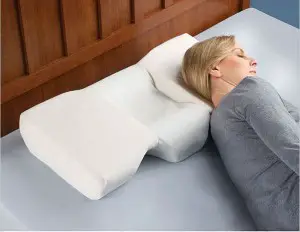 image of best pillow for neck pain side sleeper