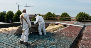 asbestos removal on the roof