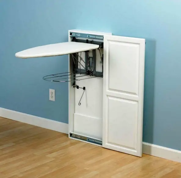 Built-in ironing boards