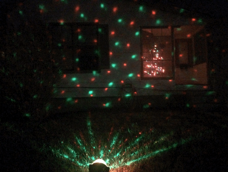 christmas laser light