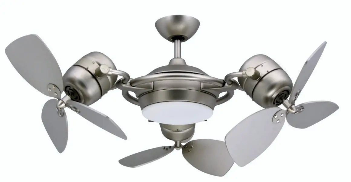 three fan ceiling fan and light
