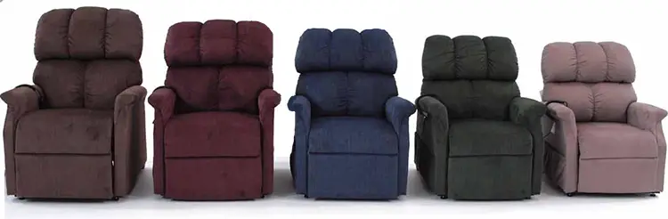 Sizes of lift chairs