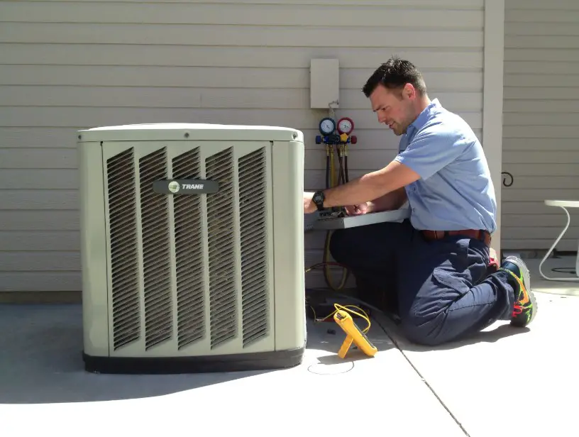repair the air conditioning unit