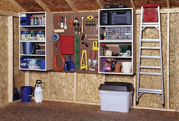 well organized shed
