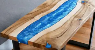 do it yourself epoxy river table